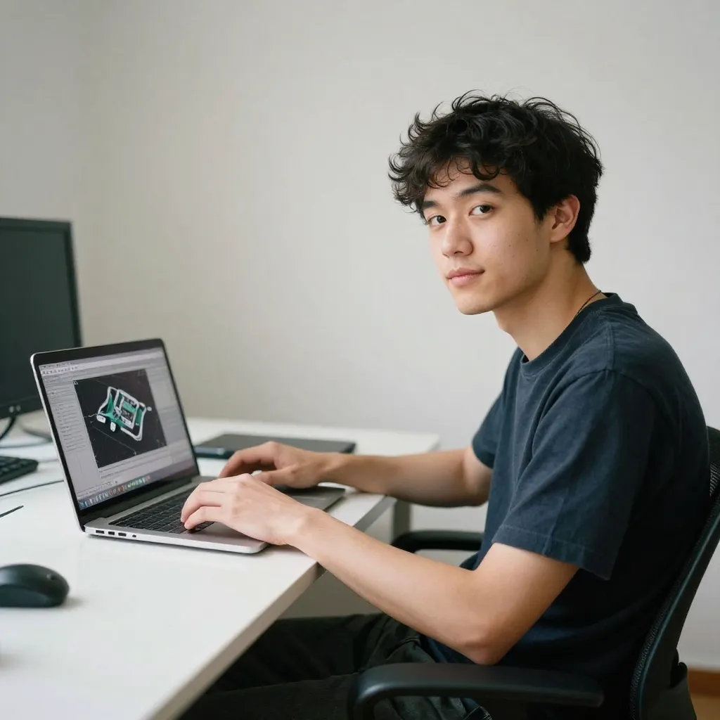 Mike Rodriguez working as architectural visualizer for renowned firm