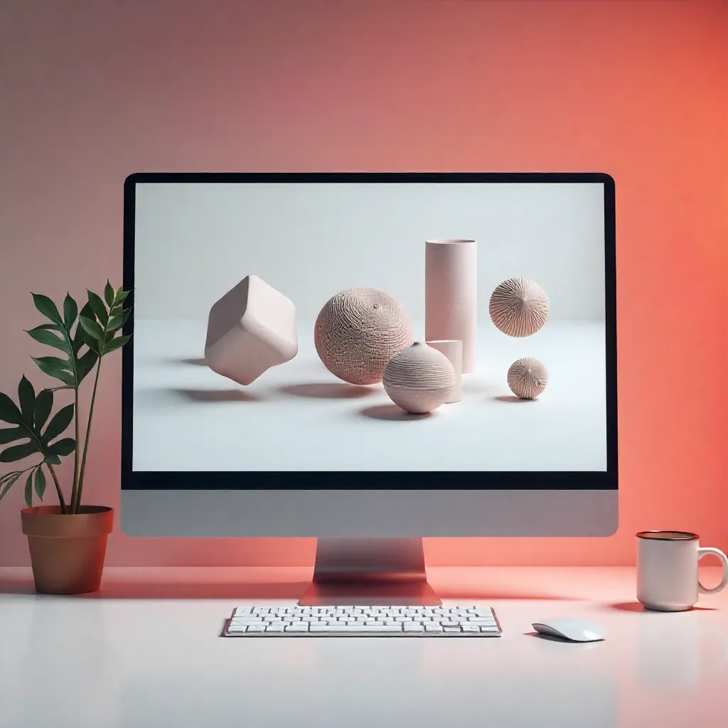 Architectural visualization showing modern building design