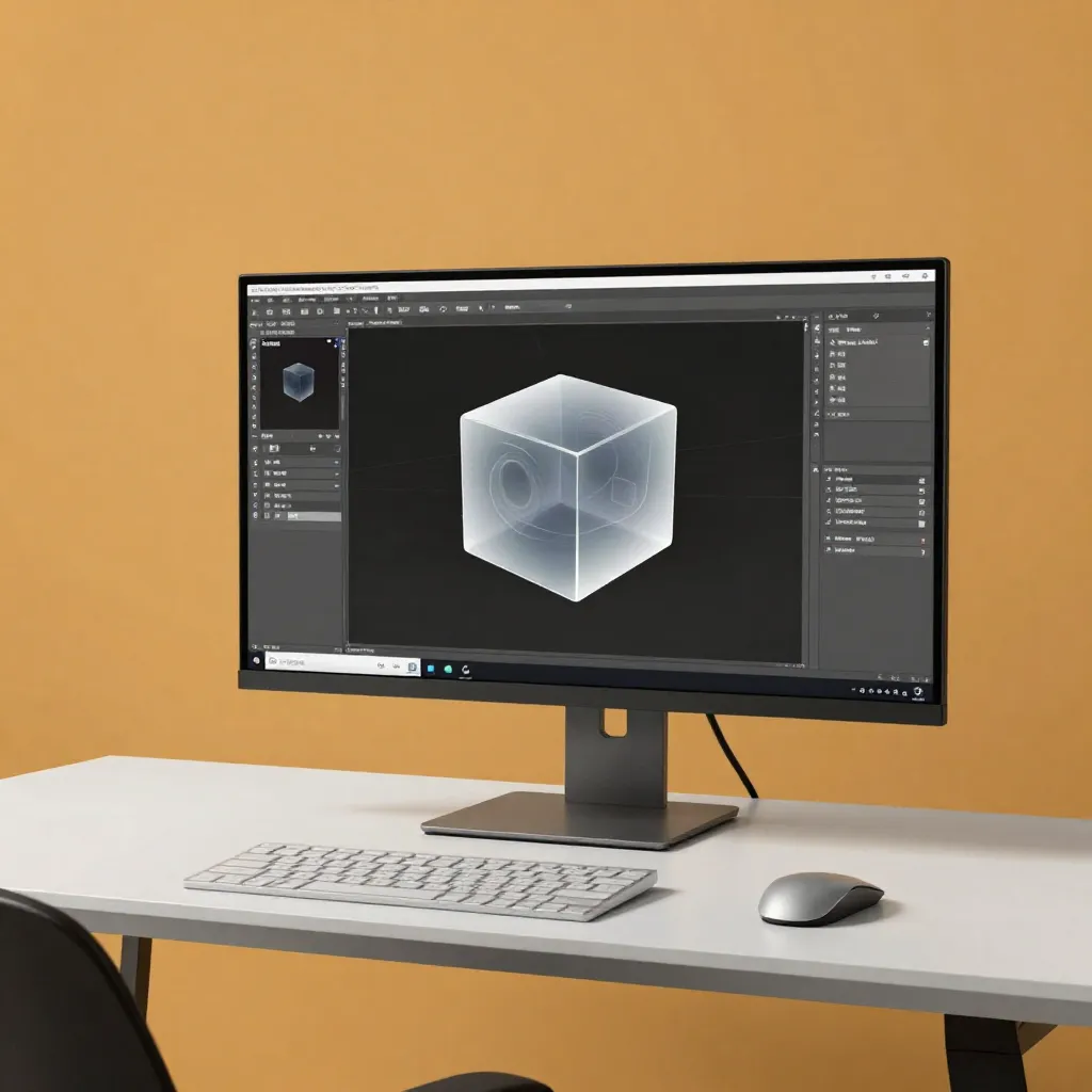Game environment with detailed terrain and structures